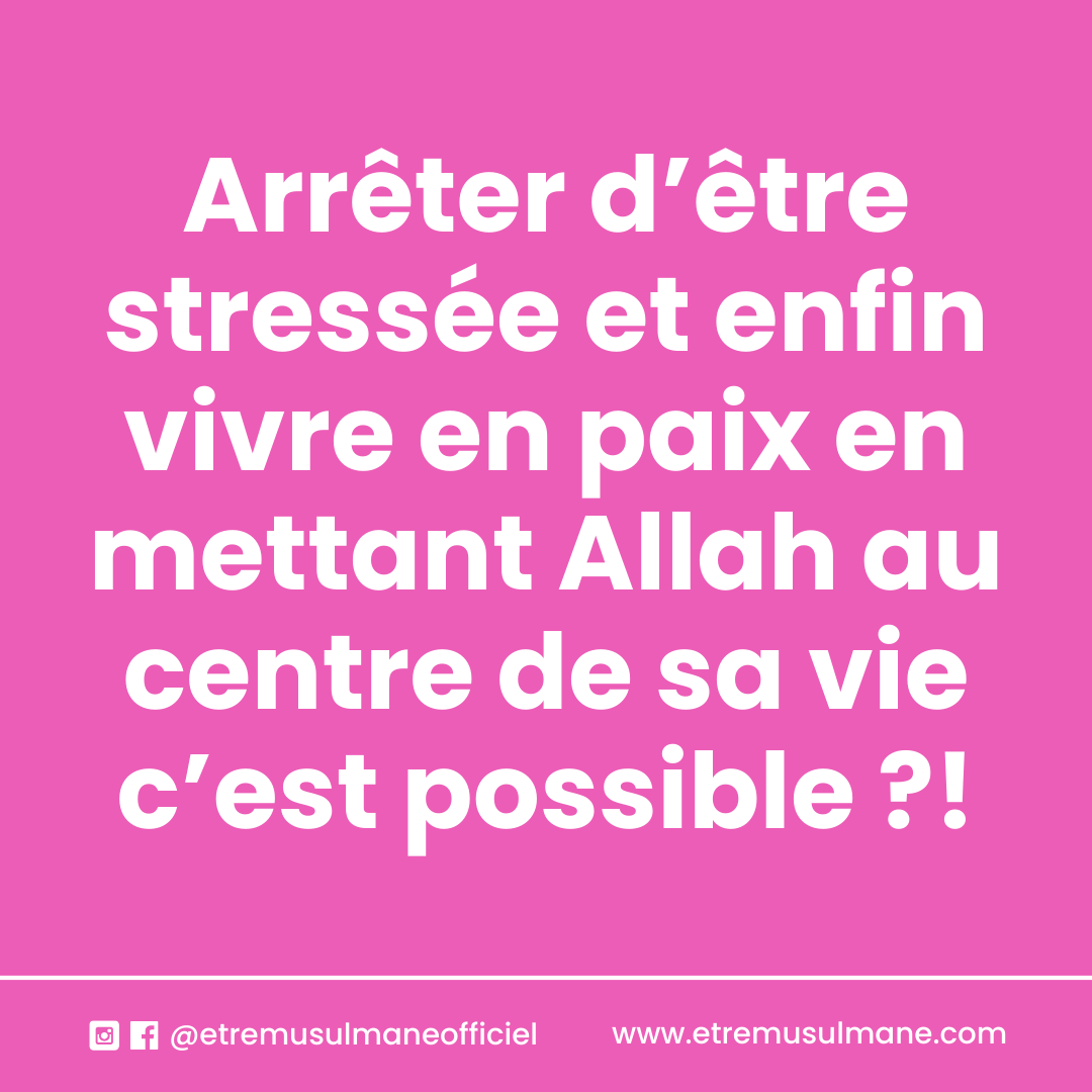 arreter d'etre stressee