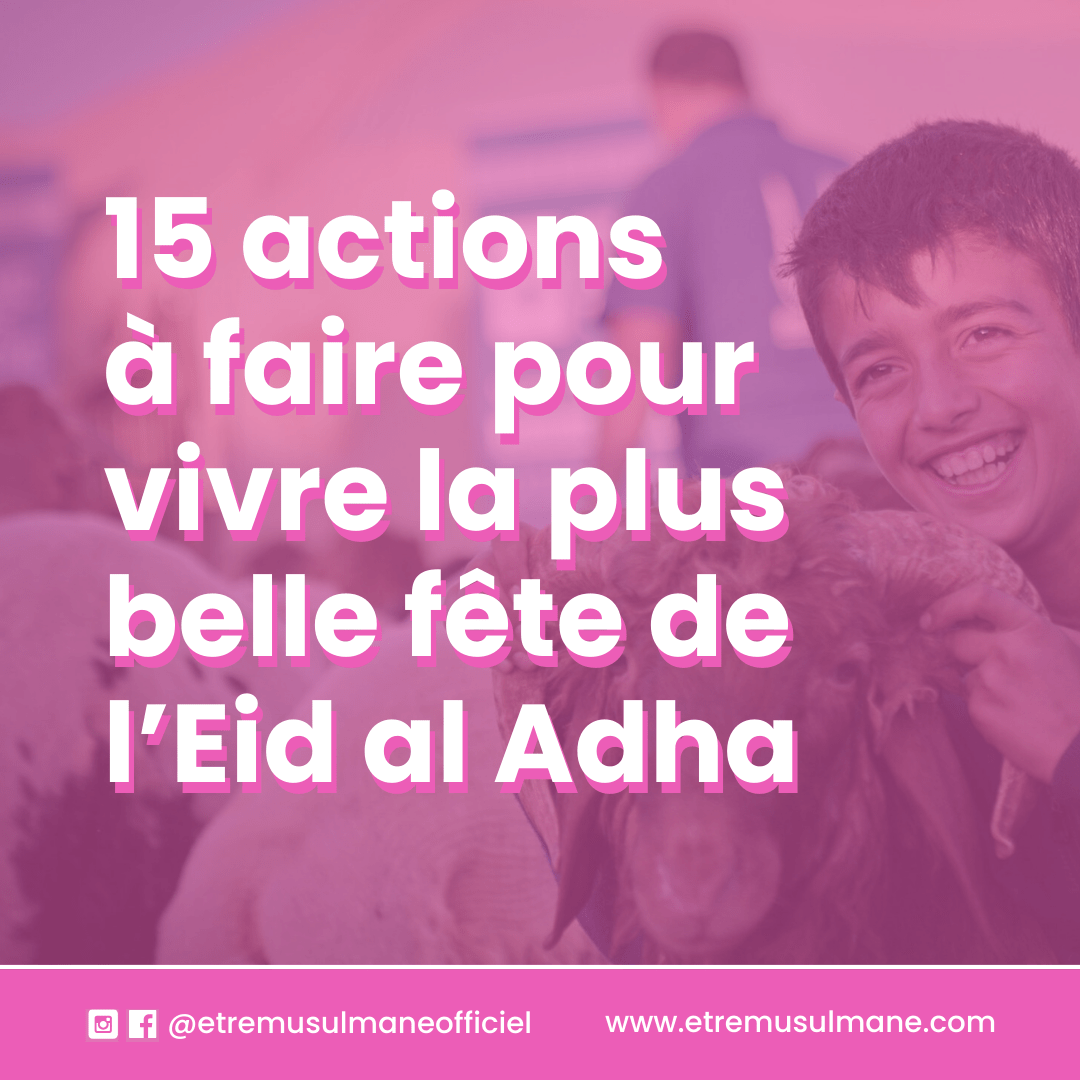 15 actions à faire pour eid al adha